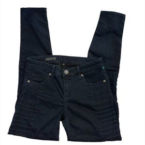 KUT from the Kloth Women's Black Denim Mia Toothpick Skinny Jeans Sz 0